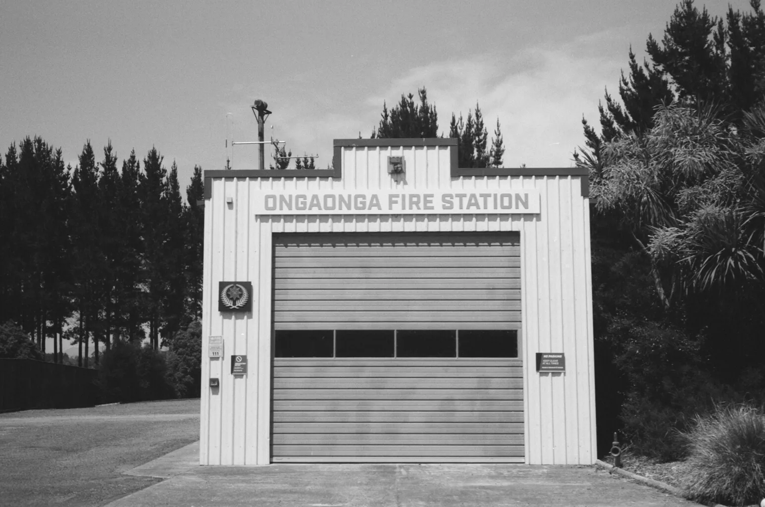 Ongaonga Fire Station, small rural firestation